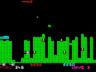 Chopper Rescue screenshot 2 for ZX Spectrum